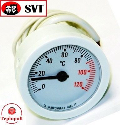 Термометр SVT 52 P LT144, білий, з капіляром