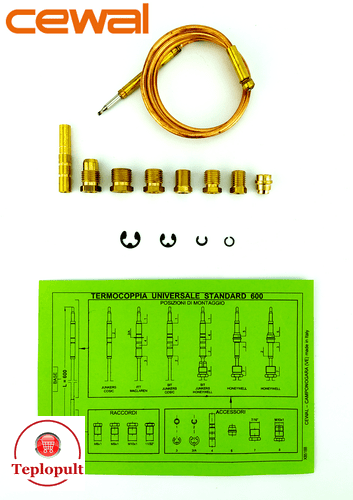 Термопара Cewal TU Standard (600mm) на 13 компонентов