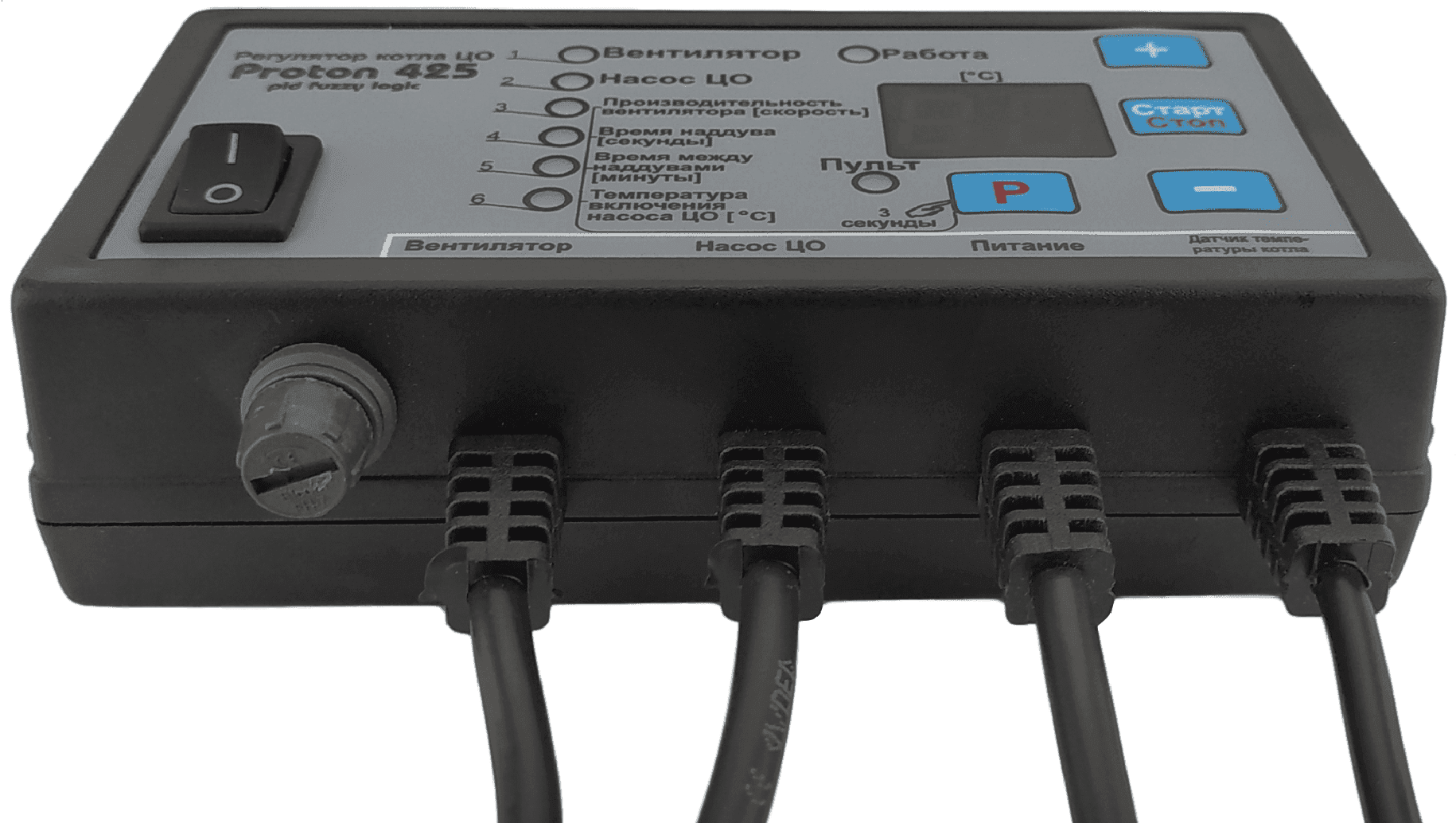 Автоматика для твердопаливного котла Prond Proton 425 PID (на 1 насос і 1 вентилятор) 3 Proton 425PID Teplopult 2